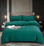 Lenjerie de pat damasc Premium gama Horeca – 4 piese, Model 16741 - imagine 2