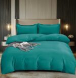 Lenjerie de pat damasc Premium gama Horeca – 4 piese, Model 16742 - imagine 2