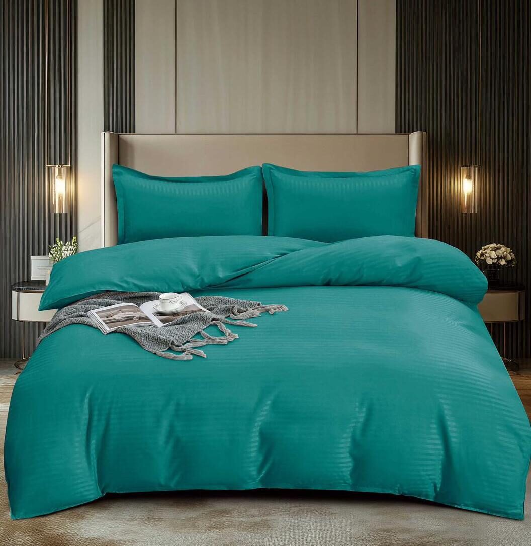 Lenjerie de pat damasc Premium gama Horeca – 4 piese, Model 16742 - imagine 2 Lenjerie de pat damasc Premium gama Horeca – 4 piese, Model 16742 - imagine 2