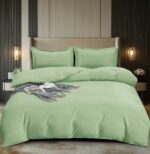 Lenjerie de pat damasc Premium gama Horeca – 4 piese, Model 16743 - imagine 2