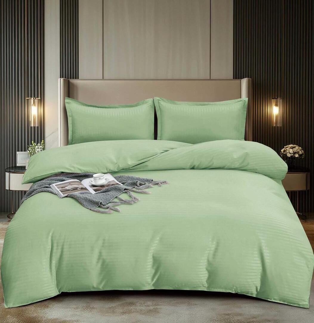 Lenjerie de pat damasc Premium gama Horeca – 4 piese, Model 16743 - imagine 2 Lenjerie de pat damasc Premium gama Horeca – 4 piese, Model 16743 - imagine 2
