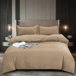 Lenjerie de pat damasc Premium gama Horeca – 4 piese, Model 16744 - imagine 2