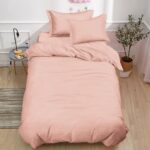 Lenjerie de pat damasc PREMIUM gama Horeca – cu elastic 1 persoana – 4 piese, Model 17445