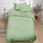 Lenjerie de pat damasc PREMIUM gama Horeca – cu elastic 1 persoana – 4 piese, Model 17446