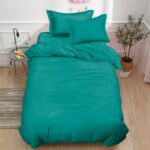 Lenjerie de pat damasc PREMIUM gama Horeca – cu elastic 1 persoana – 4 piese, Model 17447