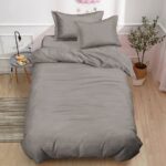 Lenjerie de pat damasc PREMIUM gama Horeca – cu elastic 1 persoana – 4 piese, Model 17450