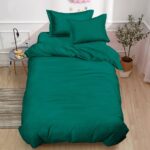 Lenjerie de pat damasc PREMIUM gama Horeca – cu elastic 1 persoana – 4 piese, Model 17452