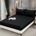 Lenjerie de pat damasc Premium gama Horeca – cu elastic – 4 piese, Model 16723