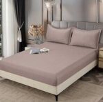 Lenjerie de pat damasc Premium gama Horeca – cu elastic – 4 piese, Model 16725