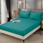 Lenjerie de pat damasc Premium gama Horeca – cu elastic – 4 piese, Model 16730
