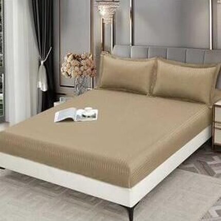 Lenjerie de pat damasc Premium gama Horeca – cu elastic – 4 piese, Model 16732