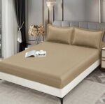 Lenjerie de pat damasc Premium gama Horeca – cu elastic – 6 piese, Model 16772