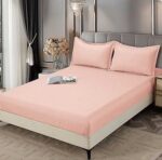 Lenjerie de pat damasc Premium gama Horeca – cu elastic – 6 piese, Model 16775