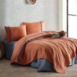 Lenjerie de pat – de vara – Bohaline Pique 100% Bumbac – 4 piese, Model 16061 - imagine 3