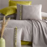 Lenjerie de pat – de vara – Bohaline Pique 100% Bumbac – 4 piese, Model 16062