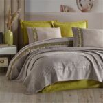Lenjerie de pat – de vara – Bohaline Pique 100% Bumbac – 4 piese, Model 16062 - imagine 2