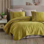 Lenjerie de pat – de vara – Bohaline Pique 100% Bumbac – 4 piese, Model 16063 - imagine 2