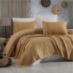 Lenjerie de pat – de vara – Bohaline Pique 100% Bumbac – 4 piese, Model 16065 - imagine 2