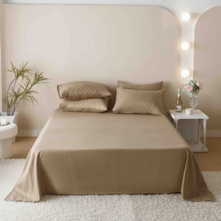Lenjerie de pat fashion Jacquard + Finet – 6 piese, Model 5699