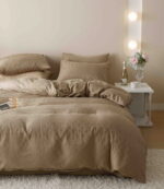 Lenjerie de pat fashion Jacquard + Finet – 6 piese, Model 5699 - imagine 4