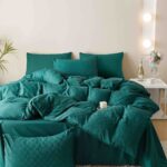 Lenjerie de pat fashion Jacquard + Finet – 6 piese, Model 5702 - imagine 4