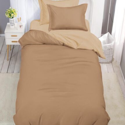 Lenjerie de pat finet 1 persoana – cu elastic – 4 piese, Model 17283