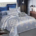 Lenjerie de pat Jacquard bumbac 100% – 6 piese, Model 12175