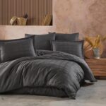 Lenjerie de pat Jacquard bumbac 100% – 6 piese, Model 9733