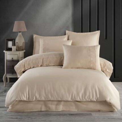 Lenjerie de pat Jacquard bumbac 100% – 6 piese, Model 9737