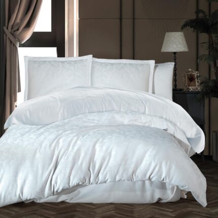 Lenjerie de pat Jacquard bumbac 100% – 6 piese, Model 9743