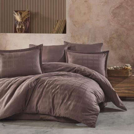 Lenjerie de pat Jacquard bumbac 100% – 6 piese, Model 9748