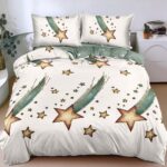 Lenjerie de pat Luxury – bumbac satinat – 4 piese, Model 18389