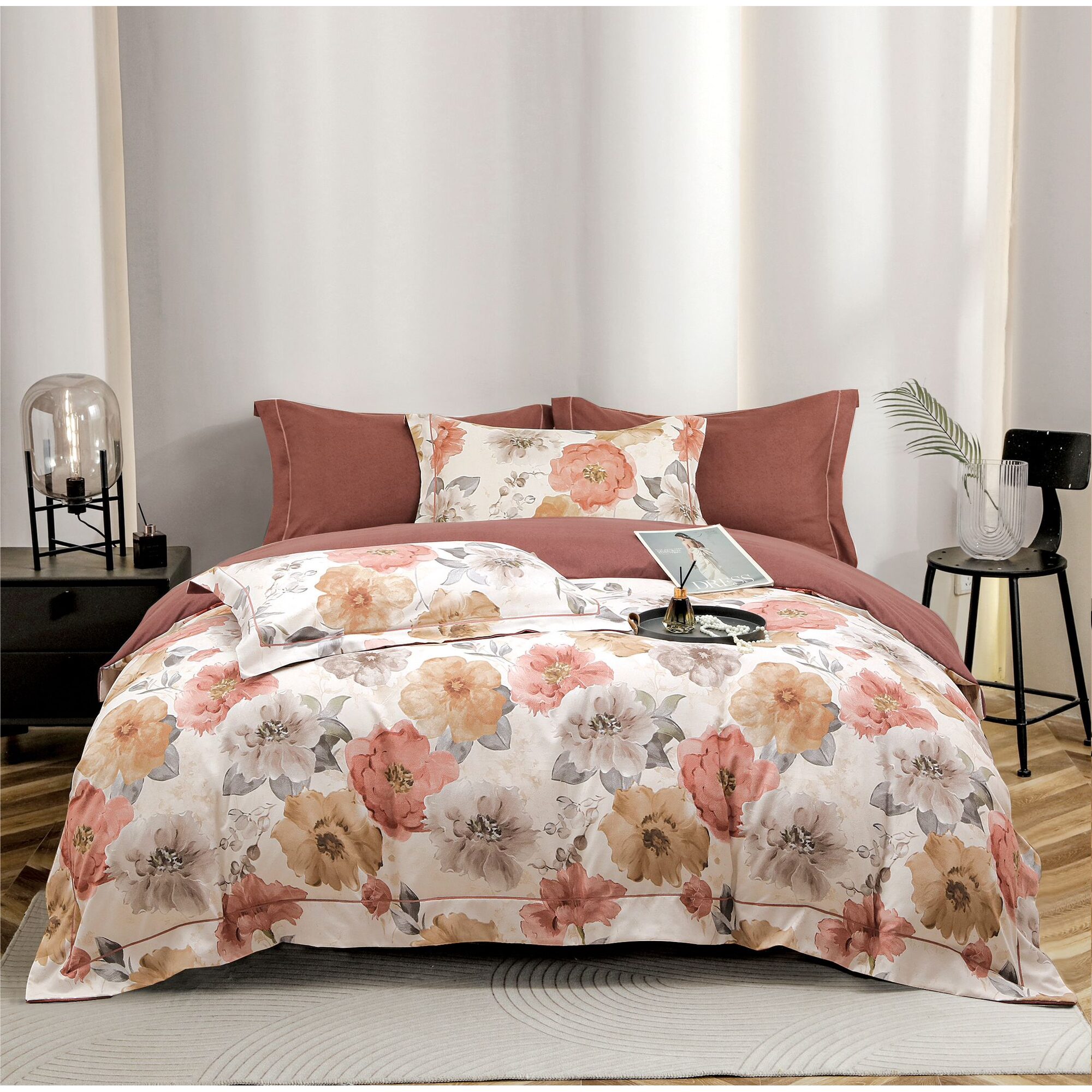 Lenjerie de pat Luxury Pucioasa – cu elastic – 6 piese, Model 14837 - imagine 5 Lenjerie de pat Luxury Pucioasa – cu elastic – 6 piese, Model 14837 - imagine 5