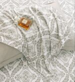 Lenjerie de pat Luxury Pucioasa – cu elastic – 6 piese, Model 14840 - imagine 2