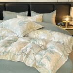 Lenjerie de pat Luxury Pucioasa – cu elastic – 6 piese, Model 14841 - imagine 3