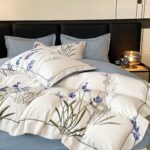 Lenjerie de pat Luxury Pucioasa – cu elastic – 6 piese, Model 14848 - imagine 2