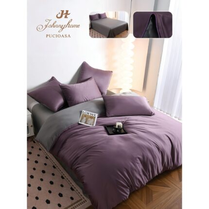 Lenjerie de pat Matase Luxury – 6 piese, Model 17546 - imagine 7