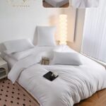 Lenjerie de pat Matase Luxury – 6 piese, Model 17547 - imagine 7