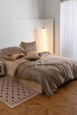Lenjerie de pat Matase Luxury – 6 piese, Model 17548 - imagine 6