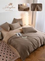 Lenjerie de pat Matase Luxury – 6 piese, Model 17548 - imagine 7