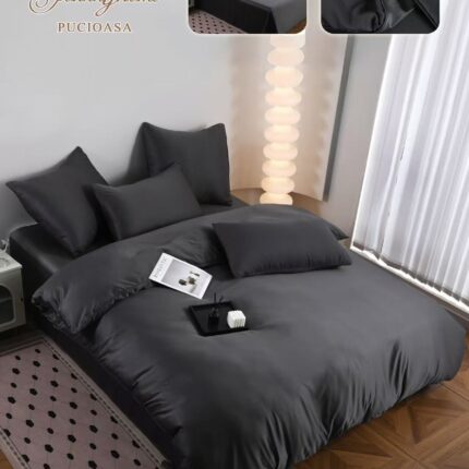 Lenjerie de pat Matase Luxury – 6 piese, Model 17550 - imagine 7