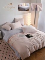 Lenjerie de pat Matase Luxury – 6 piese, Model 17551 - imagine 7