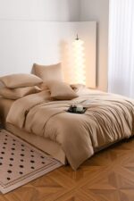 Lenjerie de pat Matase Luxury – 6 piese, Model 17553 - imagine 5
