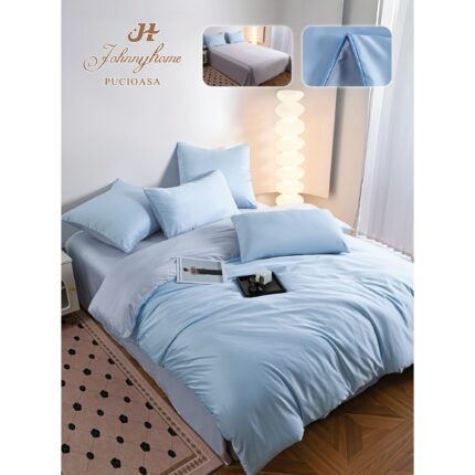 Lenjerie de pat Matase Luxury – 6 piese, Model 17555 - imagine 7