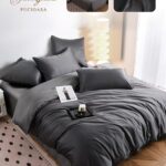 Lenjerie de pat Matase Luxury – 6 piese, Model 17557 - imagine 7