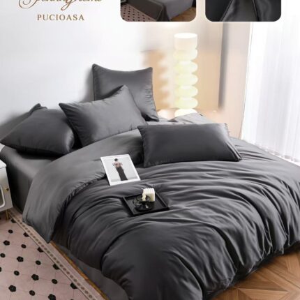 Lenjerie de pat Matase Luxury – 6 piese, Model 17557 - imagine 7
