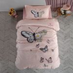 Lenjerie de pat Ranforce 100% bumbac – Daisy Love v2 – 1 persoana – 3 piese, Model 16966