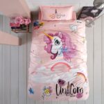 Lenjerie de pat Ranforce 100% bumbac – Pink Dreams – 1 persoana – 3 piese, Model 16962