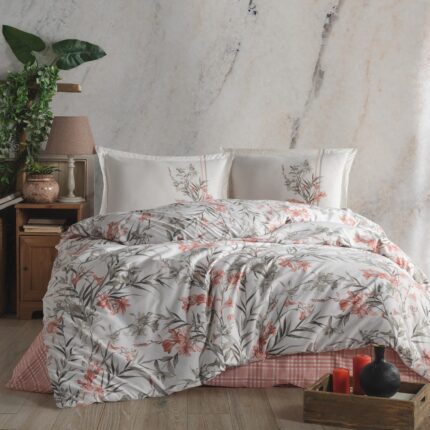 Lenjerie de pat ranforce Clasy King size, Model 11247