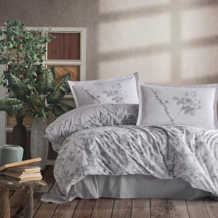 Lenjerie de pat ranforce Clasy King size, Model 11248